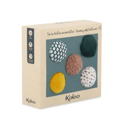 Kaloo Jouets D'Éveil^Balles Sensorielles Pour Bébé - (Set De 5)