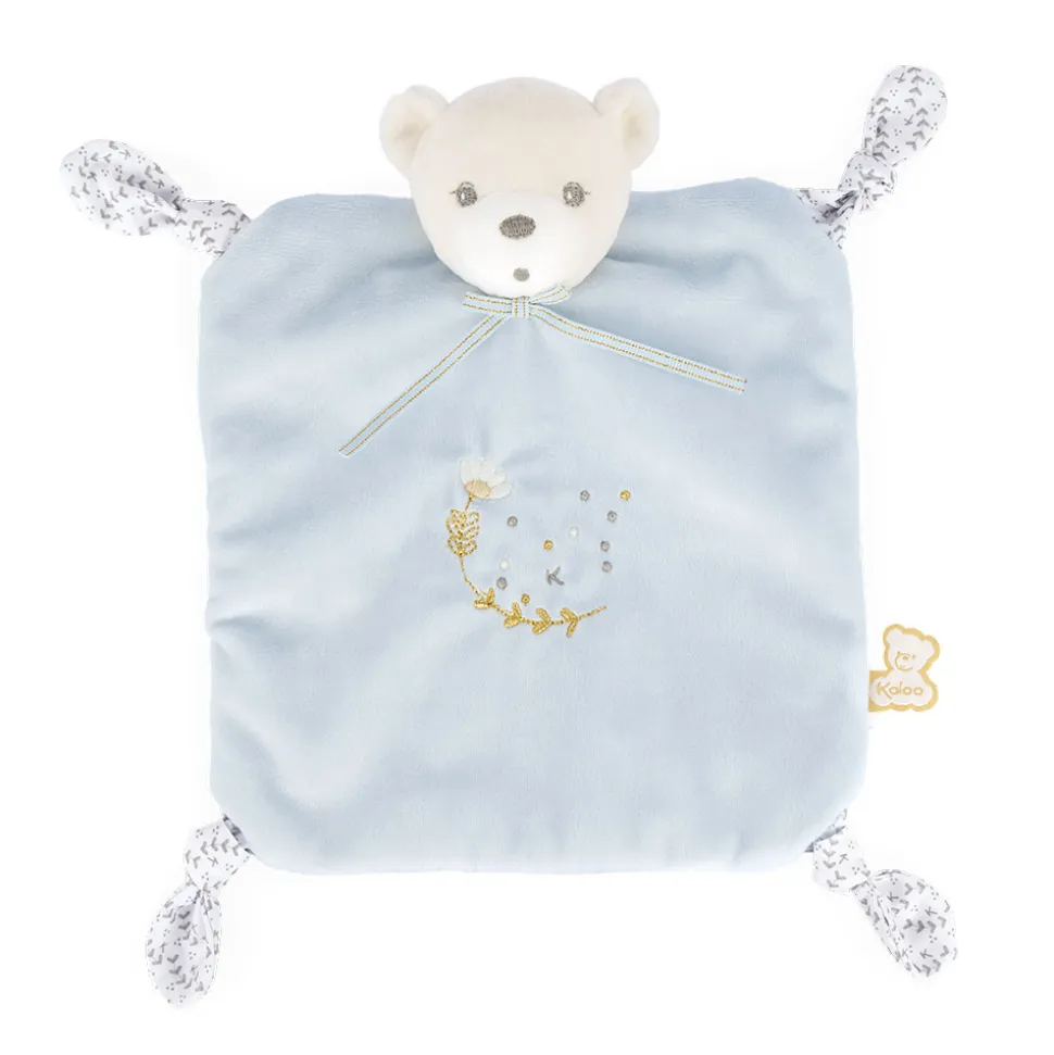 Kaloo Doudou Bleu^Doudou Ourson 4 Noeuds Bleu