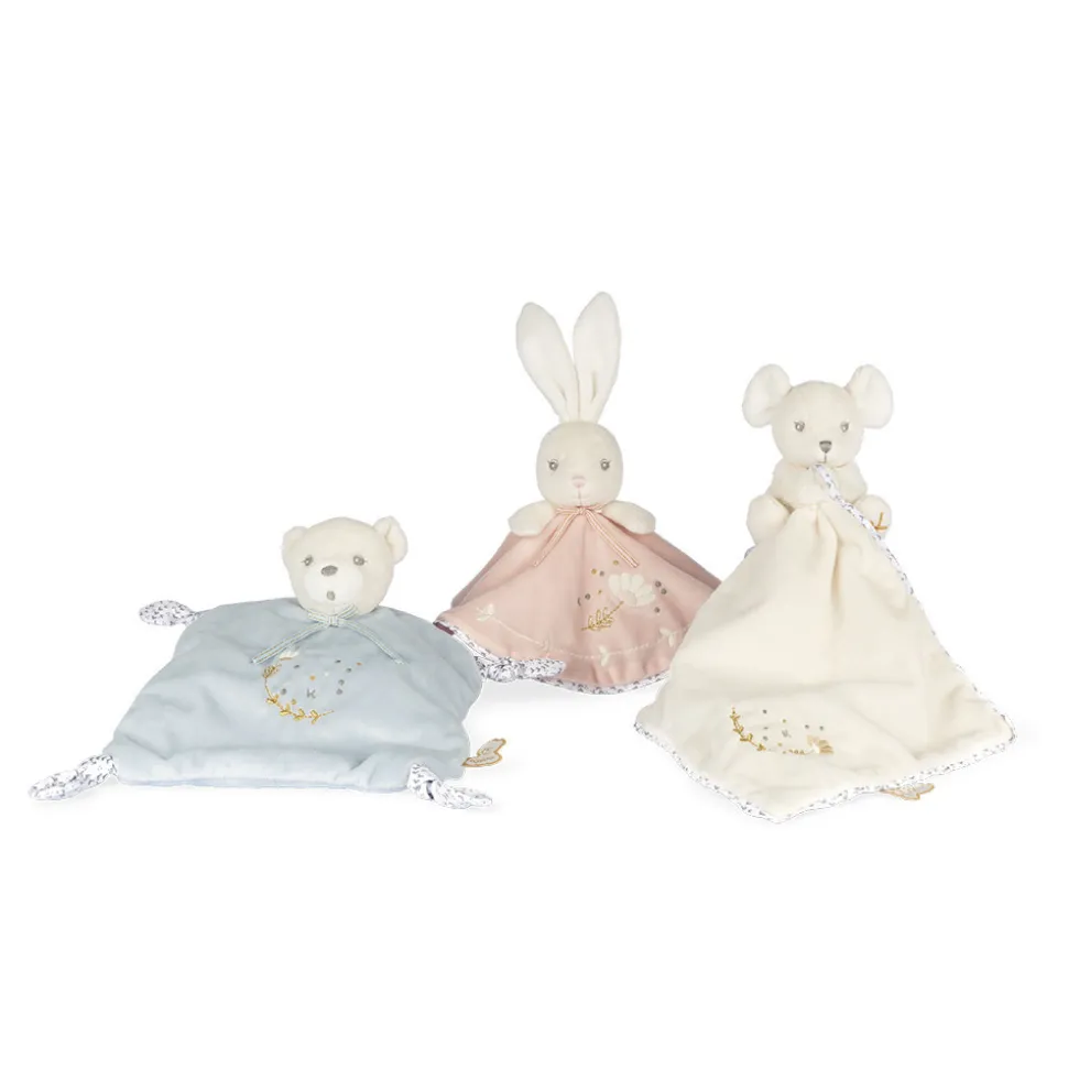 Kaloo Doudou Bleu^Doudou Ourson 4 Noeuds Bleu