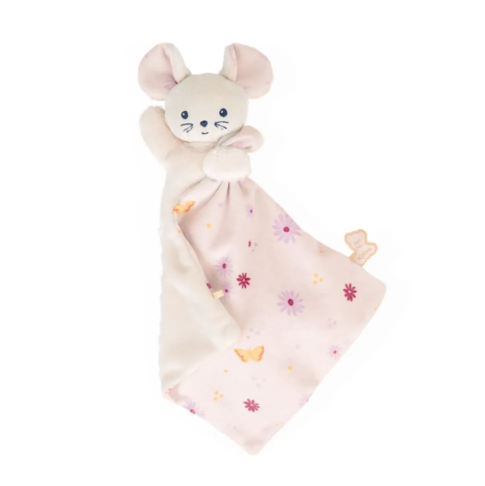 Kaloo Doudou Rose^Doudou Souris Carre Douceur Jolie Marguerite