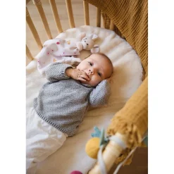 Kaloo Doudou Rose^Doudou Souris Carre Douceur Jolie Marguerite