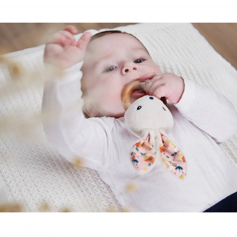 Kaloo Hochets^Hochet Lapin Coquelicot