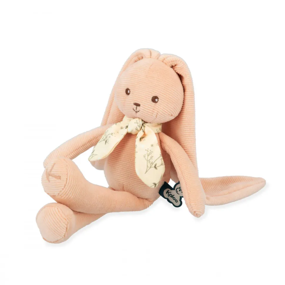 Kaloo Peluche Rose^Pantin Lapin Peche - 25 Cm