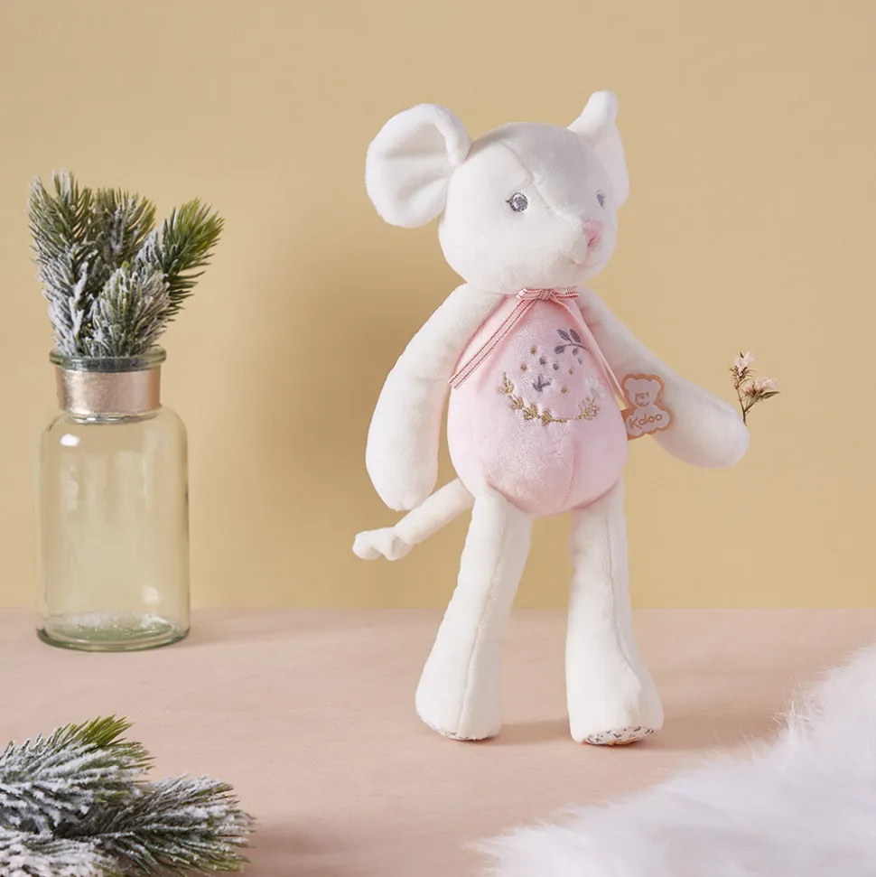 Kaloo Peluche Rose^Pantin Souris Rose