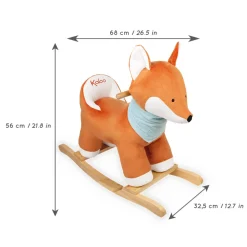 Kaloo Peluche Renard^Peluche A Bascule Renard Paprika